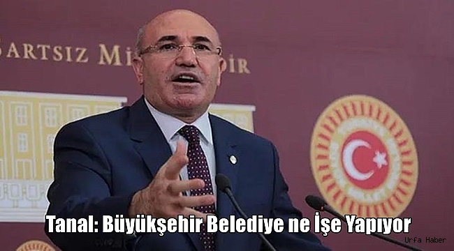 Tanal: Büyükşehir Belediyesi ne iş yapıyor