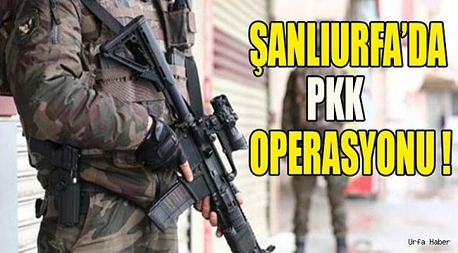 Şanlıurfa'da operasyon Çok sayıda gözaltı