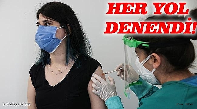 Şanlıurfa'nın ilçesinde aşı olana hediye çeki verilecek!