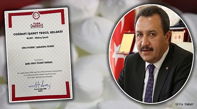 Şanlıurfa Ticaret Borsası Urfa Peynirini Tescilletti