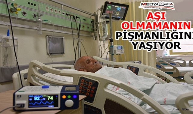 73 yaşındaki Kovid-19 hastasından "aşı olun" çağrısı