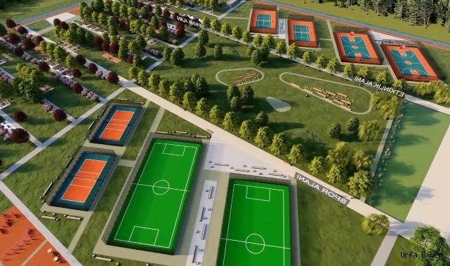 Eyyübiye'de Devasa Millet Bahçesinin Yapımı Sürüyor