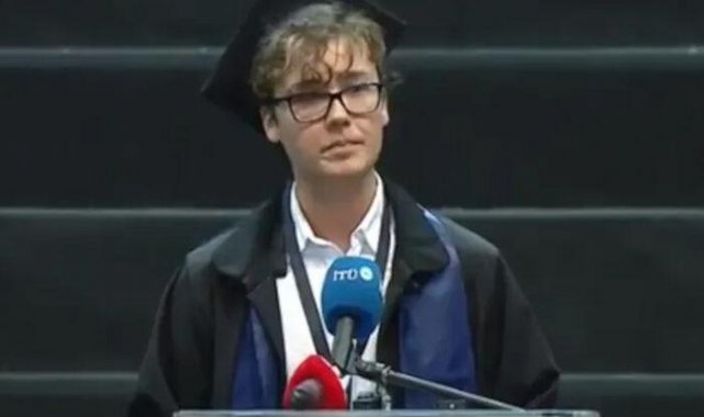 İTÜ birincisi Umutcan Ay'ın mezuniyet konuşması sosyal medyayı yıktı geçti