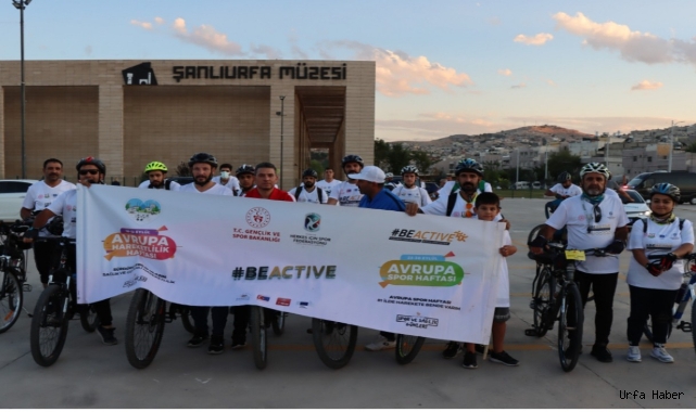 Urfa'da Farkındalık için pedal çevirdiler