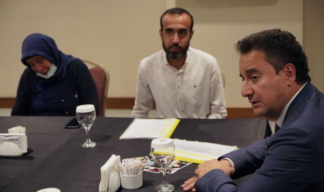 Babacan, Senyaşar ailesiyle görüştü