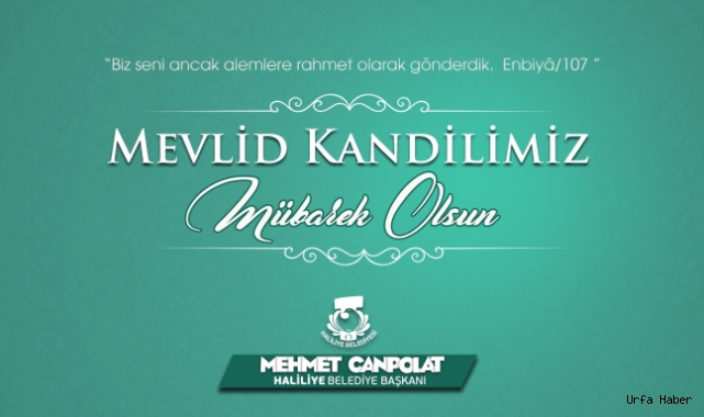 Başkan Canpolat'tan Mevlid Kandili Mesajı