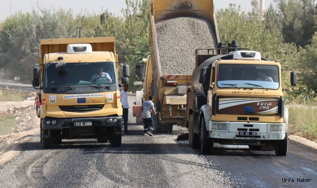 Harran’da Grup Yolları Yenileniyor