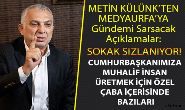 Metin Külünk'ten Nedim Atilla'ya önemli açıklamalar