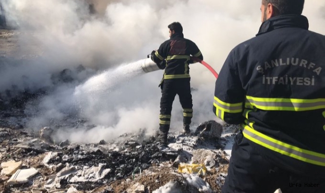 Eski sanayi sitesi bölgesinde yangın çıktı