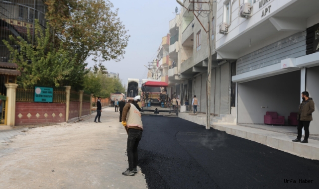 Haliliye’de üst yapı çalışması sürüyor