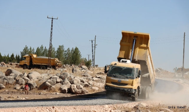 Hilvan'da yol çalışması tamamlandı