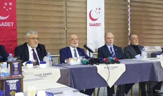 Saadet Partisi genel başkanı Karamollaoğlu Şanlıurfa'da