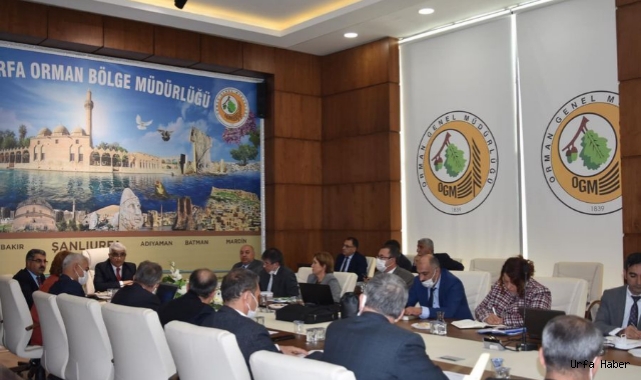  Şanlıurfa Orman Bölge Müdürlüğünde  önemli toplantı