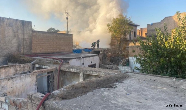   Urfa’da mesken yangını!