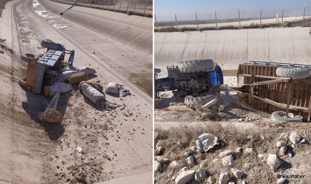 Urfa’da traktör kazası: Yaralılar var!