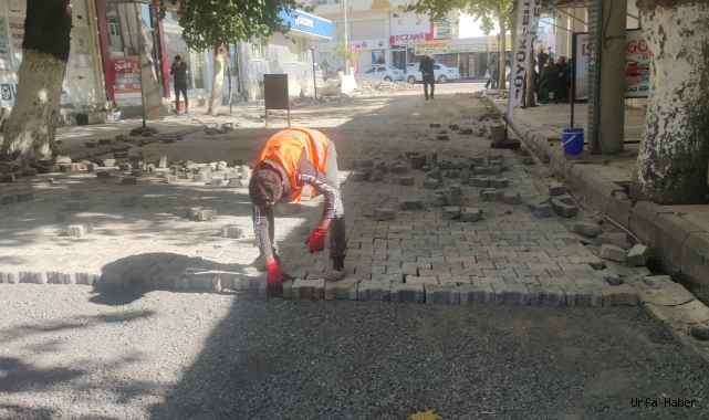 Urfa’nın 2 ilçesinde üst yapı çalışması sürüyor