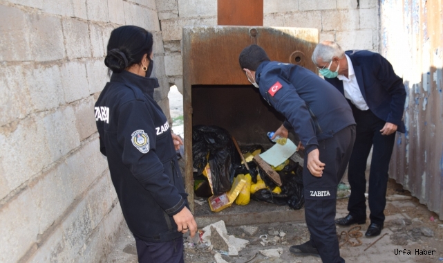 Viranşehir'de tarihi geçmiş  100 kilogram ete el konuldu