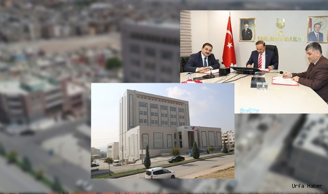 Haliliye’deki bina için protokol imzalandı: Hastane olacak