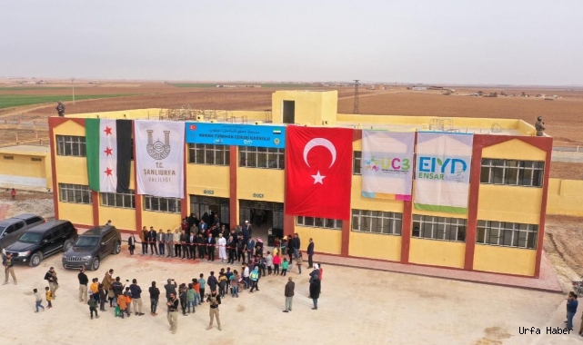 Hamam Türkmen Cenubi İlkokulu hizmete açıldı