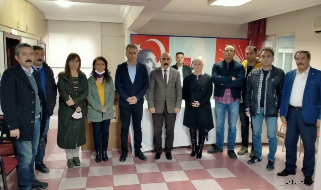 Sendika Yöneticilerinden CHP Şanlıurfa İl Başkanlığına ziyaret