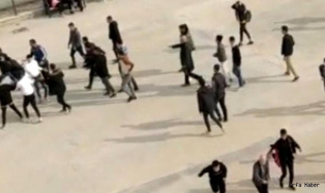 Urfa'da öğrenci kavgası: Ortalık savaş alanına döndü