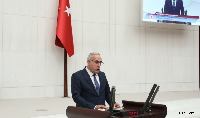 Vekil Aydınlık, Urfa’daki uzman hekim sorununu meclise taşıdı!