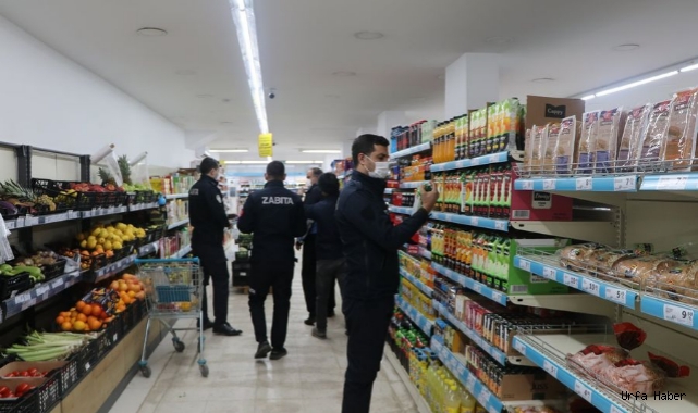 Viranşehir'de alışveriş merkezleri denetlendi
