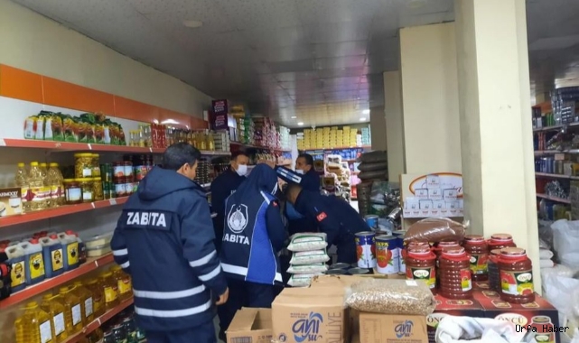 Viranşehir’de tarihi geçmiş ürünlere el konuldu