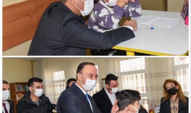 Bakan Özer Urfa'daki okulları ziyaret etti