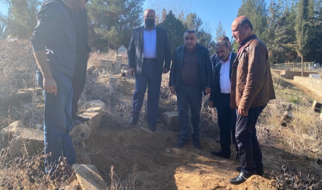 Ceylanpınar'daki mezarlık için yetkililer harekete geçti
