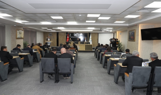 Haliliye Belediyesi meclis toplantısı yapıldı