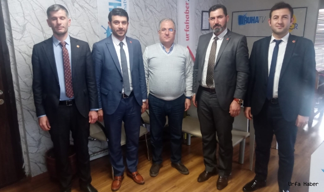 Saadet Partisi İlçe Teşkilatından Urfa Haber'e ziyaret