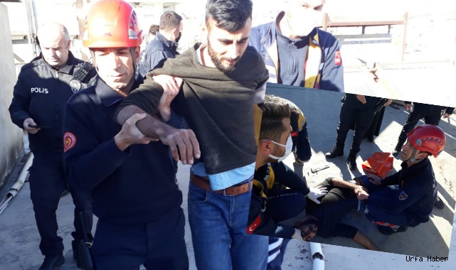  Urfa’da intihar girişimi!