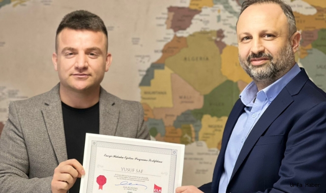 CLA ACADEMY'den Urfalı iş adamına sertifika