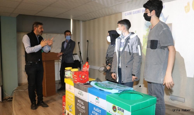 Şanlıurfa'da öğrencilere sıfır atık eğitimi verildi