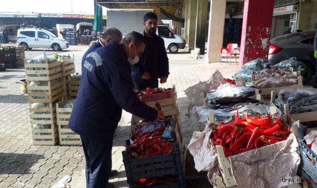 Urfa'da çok sayıda pazarcı esnafına ceza yağdı