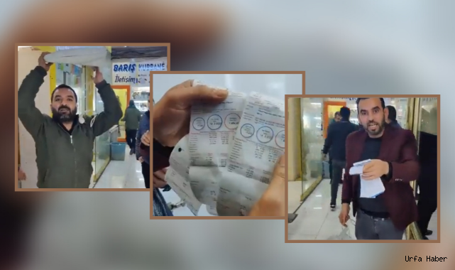 Urfa’da ‘elektrik’ tepkisi! Esnaf soba fırlattı