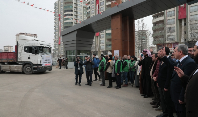  Urfa’dan Suriye’ye iyilik hareketi
