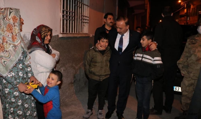 Vali Erin şehit ailelerini ziyaret etti