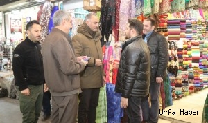  Başkan Kuş, esnafı ziyaret etti