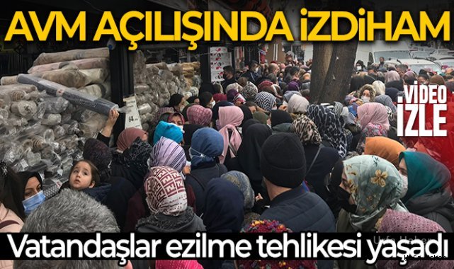 Başkent'te AVM açılışında izdiham