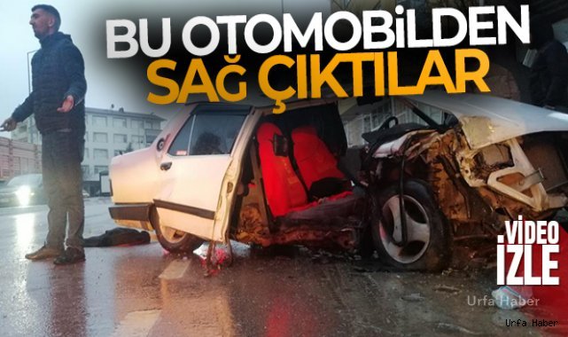 Bu otomobilden sağ çıktılar !