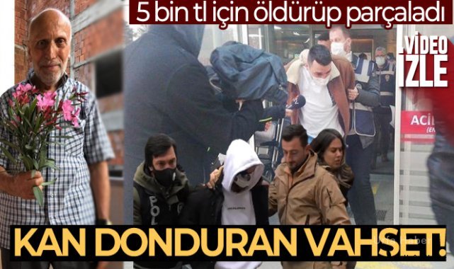 5 bin TL için testereyle 5 parçaya bölüp denize atmış