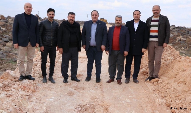  Ekinci, yol çalışmasını inceledi