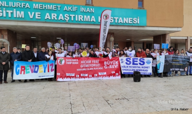 Şanlıurfa Tabip odasından açıklama! "Geleceğimiz için görevdeyiz"