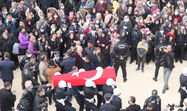 Şehit polis memuru Gaziantep'te toprağa verildi: Gözyaşları sel oldu