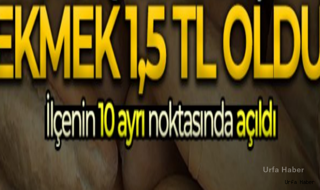 26 fırın birleşti, ekmek 1,5 TL oldu