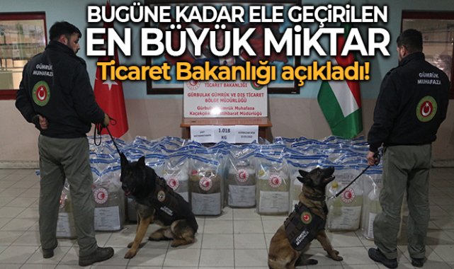 1 ton 18 kilogram metamfetamin ele geçirildi!