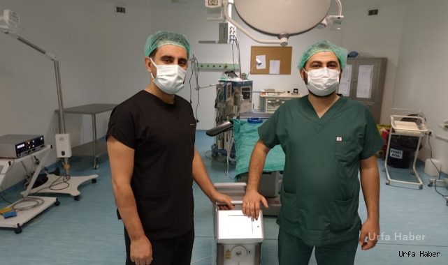 Viranşehir’de lazer cihazı ile ilk ameliyat yapıldı
