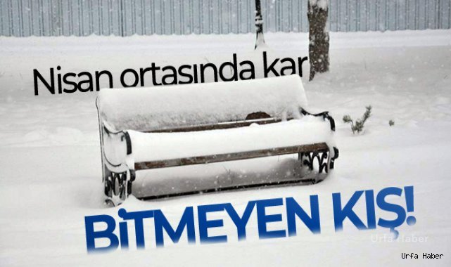 Bitmeyen kış! Nisan ortasında kar